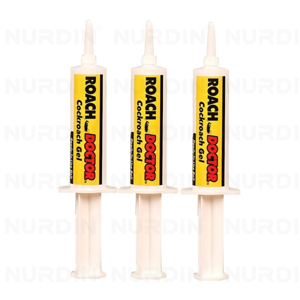 Gel pentru gândaci Roach Doctor, 3 tuburi cu aplicator, soluție eficientă împotriva insectelor