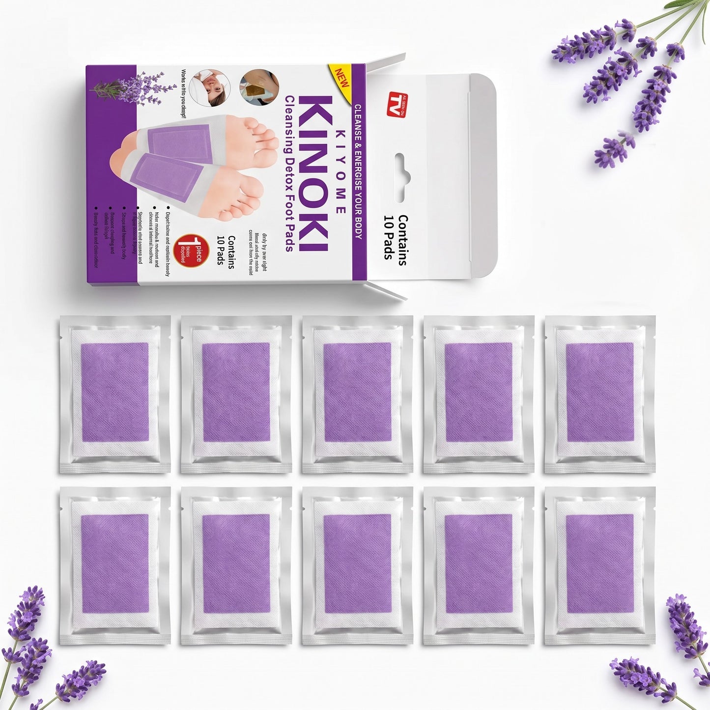 Plasturi Detox Kinoki cu Lavandă