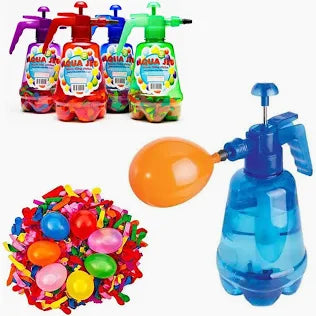 Set 500 Baloane de Apă cu Pompă 3-în-1 - Distracție de Vară