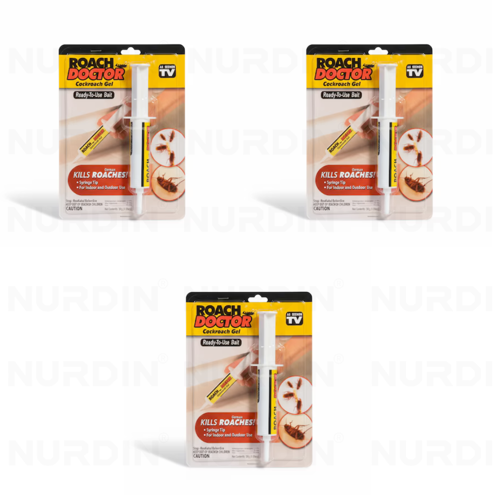 Gel pentru gândaci Roach Doctor, cu aplicator, eficient împotriva gândacilor, pentru interior și exterior