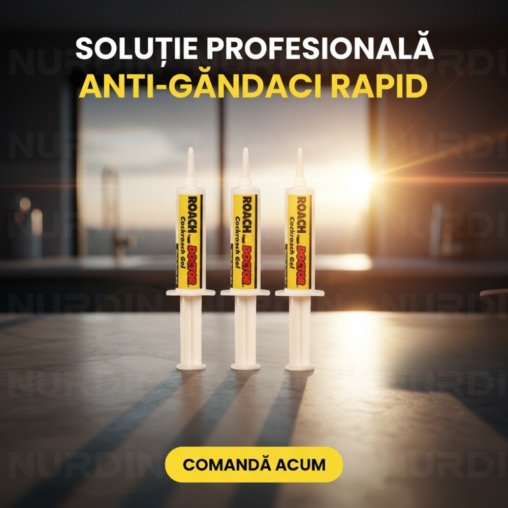 Gel anti-gândaci Roach Doctor, soluție profesională rapidă pentru combaterea gândacilor