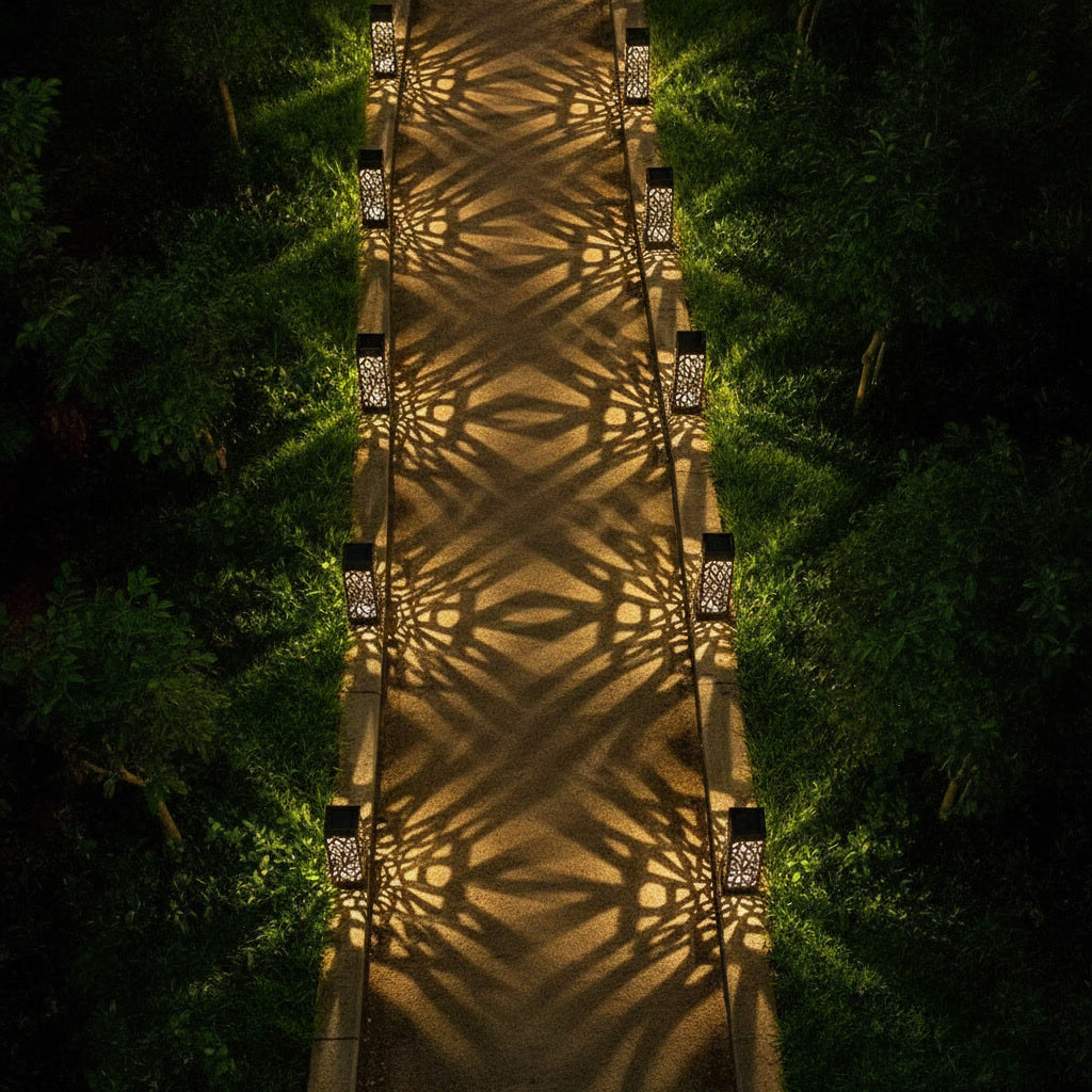 Set 8 Lămpi Solare LED Decorative, Iluminat Ambiental Grădină și Curte
