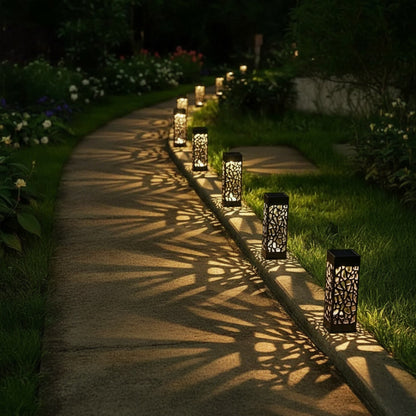 Set 8 Lămpi Solare LED Decorative, Iluminat Ambiental Grădină și Curte