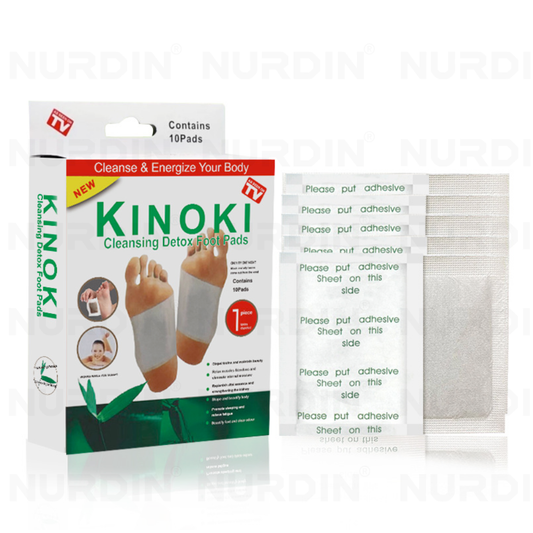Plăci detox pentru picioare Kinoki, curăță și energizează corpul, 10 bucăți
