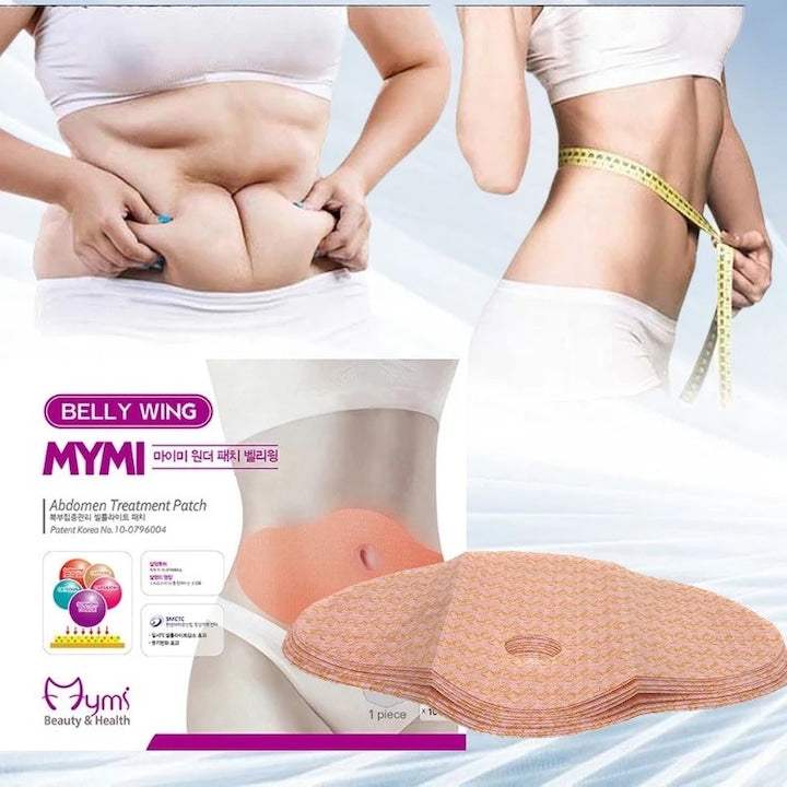 Parchet pentru abdomen MYMI Belly Wing, tratament pentru slăbire și modelare talie
